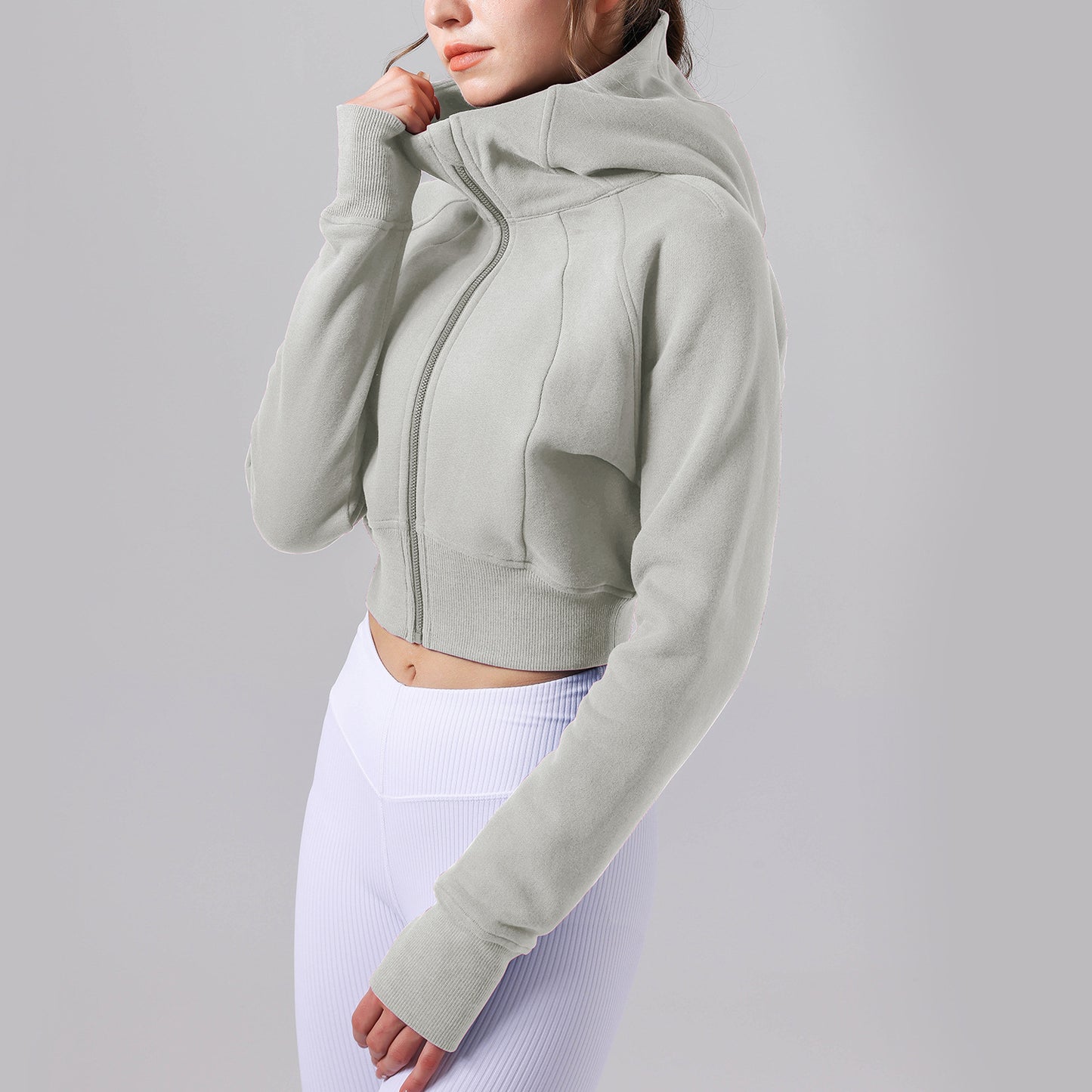 SP Basics Cropped Hoodie