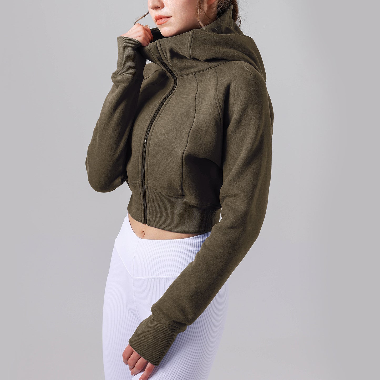 SP Basics Cropped Hoodie