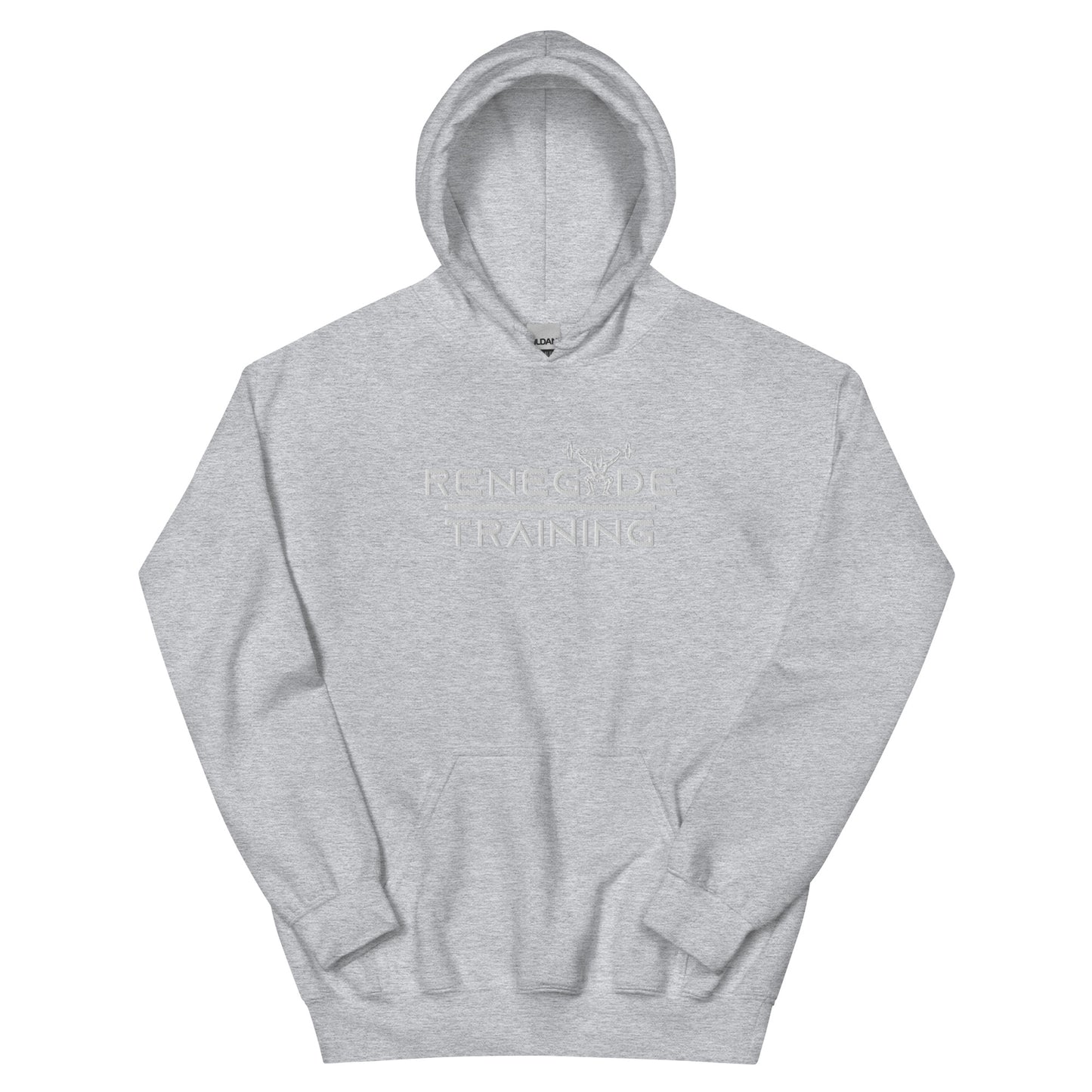 RT Uni-sex White Embroidered Hoodie