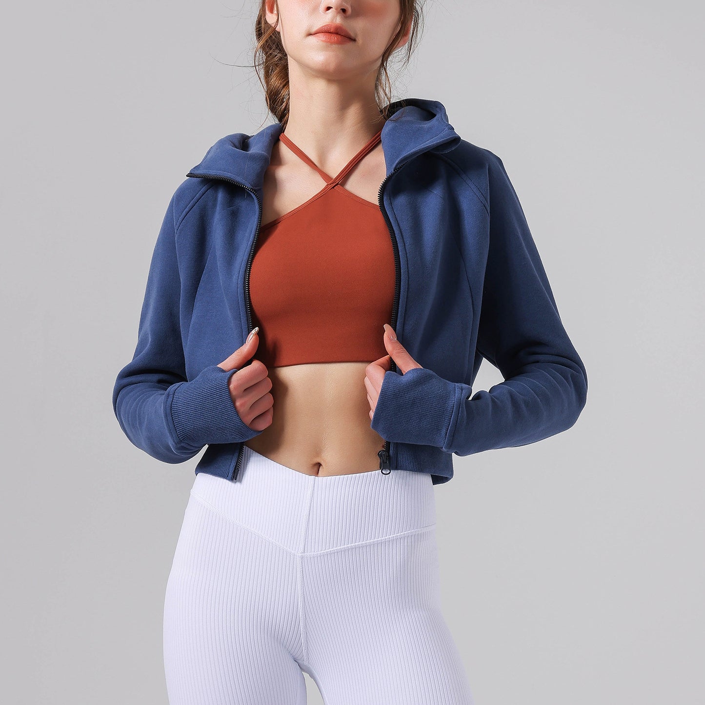 SP Basics Cropped Hoodie